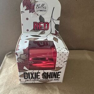 Belles & Whistles Red Dixie Shine NEW. never used.